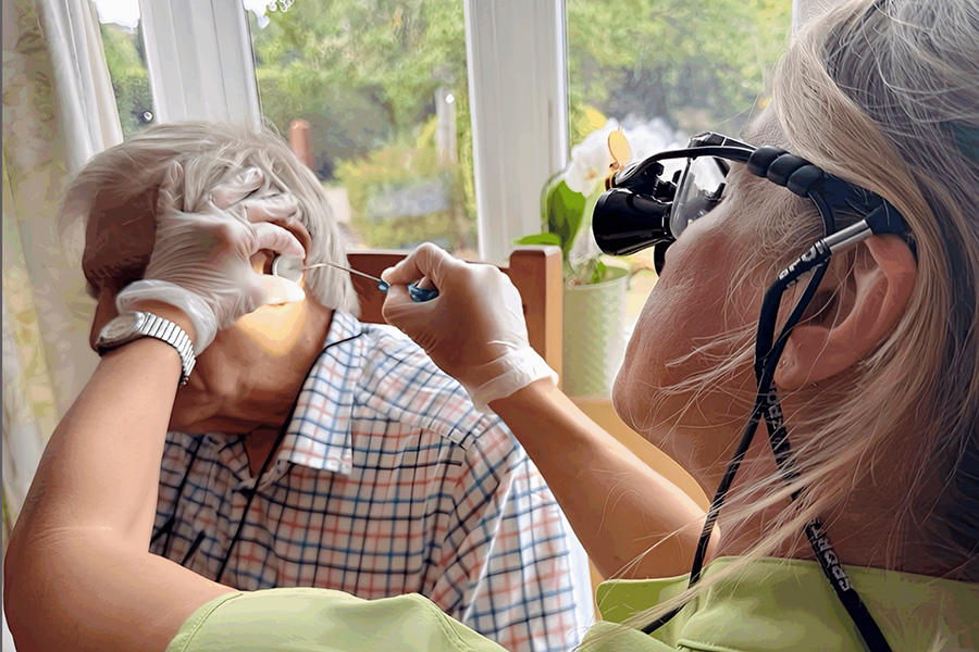 earresistible ear wax removal specialist carrying out ear wax removal treatment in Mapperley